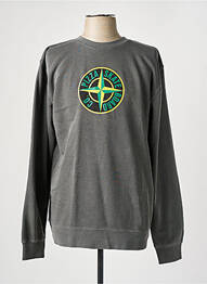 Sweat-shirt noir PIZZA SKATEBOARD homme