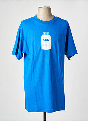 T-shirt bleu ALIFE homme