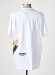 T-shirt blanc JACKER pour homme seconde vue