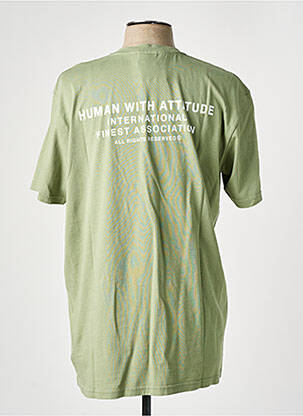 T-shirt kaki HUMAN WITH ATTITUDE homme