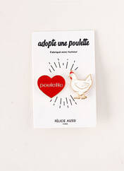 Broche multicolore FELICIE AUSSI pour unisexe seconde vue