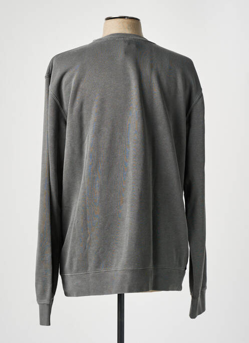 Sweat-shirt noir PIZZA SKATEBOARD pour homme