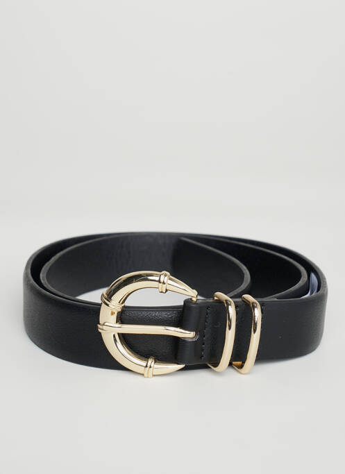 Ceinture noir PIECES pour unisexe