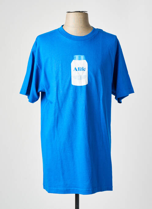 T-shirt bleu ALIFE pour homme