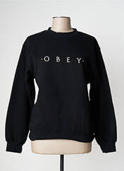 Sweat-shirt noir OBEY pour femme seconde vue