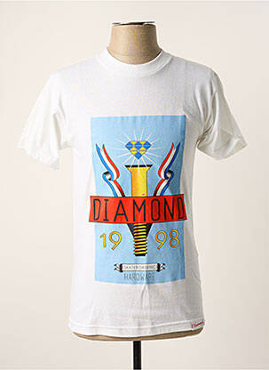 T-shirt blanc DIAMOND SUPPLY CO homme
