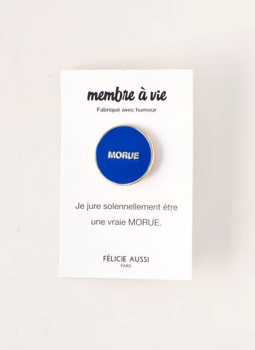 Broche multicolore FELICIE AUSSI pour unisexe