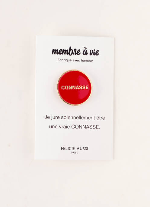 Broche multicolore FELICIE AUSSI pour unisexe