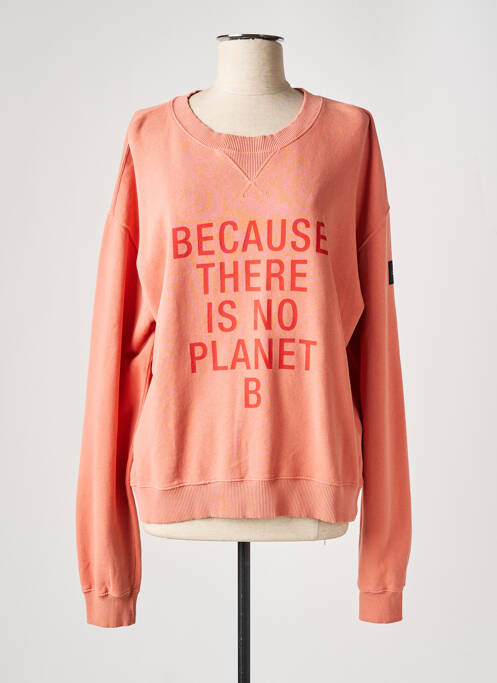 Sweat-shirt orange ECOALF pour femme