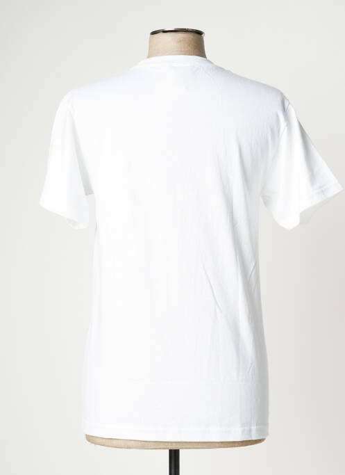 T-shirt blanc PIZZA SKATEBOARD pour homme