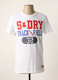 T-shirt blanc SUPERDRY homme