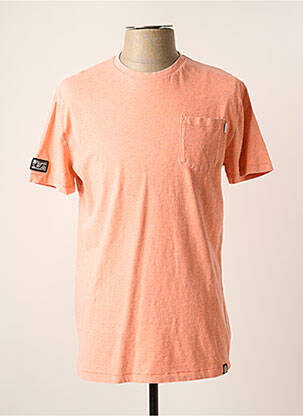 T-shirt orange SUPERDRY homme