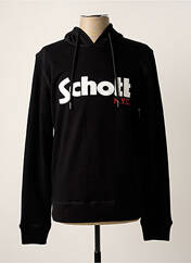 Sweat-shirt noir SCHOTT pour homme seconde vue