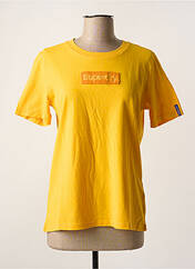 T-shirt jaune SUPERDRY pour femme seconde vue