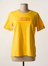 T-shirt jaune SUPERDRY femme
