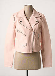 Veste simili cuir rose ONLY pour femme seconde vue