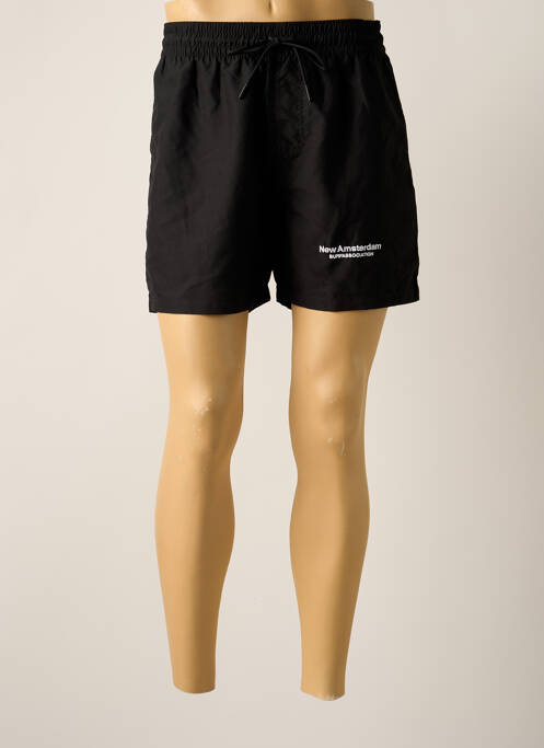 Short noir NEW AMSTERDAM SURF ASSOCIATION pour homme