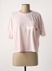 T-shirt rose NIKE pour femme seconde vue