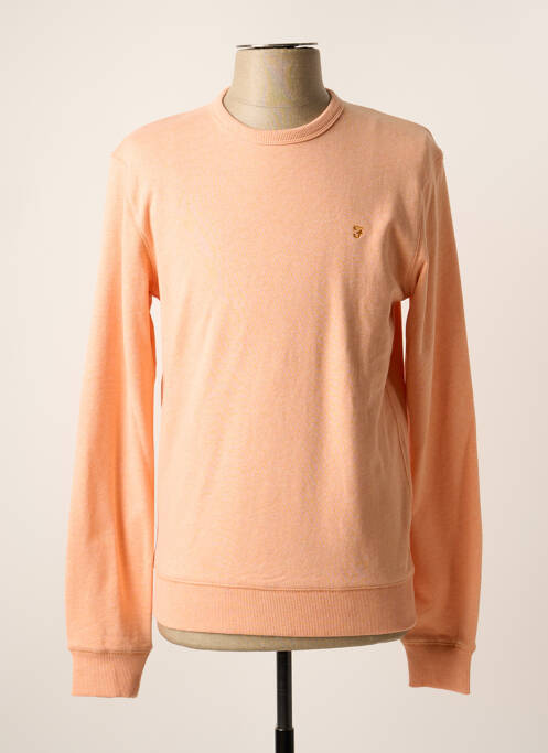 Sweat-shirt orange FARAH pour homme