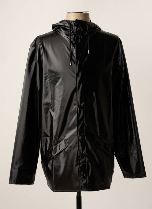 Imperméable noir RAINS pour homme