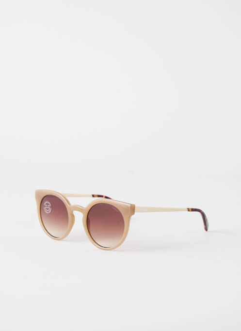 Lunettes de soleil beige KOMONO pour unisexe