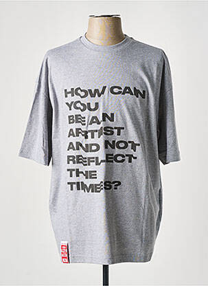 T-shirt gris DAILY PAPER homme