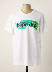 T-shirt blanc SUPERDRY pour homme seconde vue