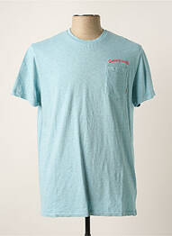 T-shirt bleu SUPERDRY homme