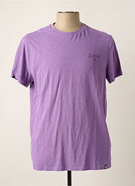 T-shirt violet SUPERDRY homme