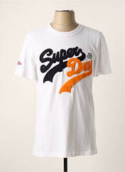 T-shirt blanc SUPERDRY pour homme seconde vue