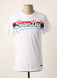 T-shirt blanc SUPERDRY homme
