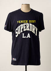 T-shirt bleu SUPERDRY pour homme seconde vue