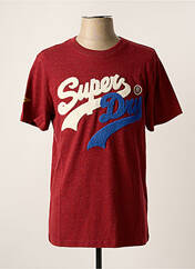 T-shirt rouge SUPERDRY pour homme seconde vue