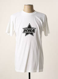 T-shirt blanc HUMAN WITH ATTITUDE homme