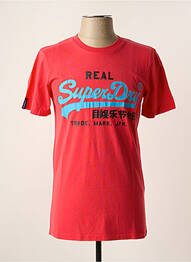 T-shirt rouge SUPERDRY homme