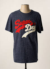 T-shirt bleu SUPERDRY pour homme seconde vue