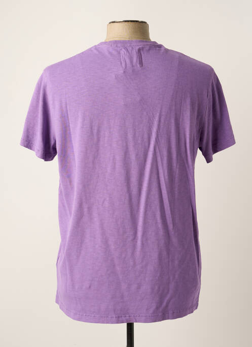 T-shirt violet SUPERDRY pour homme