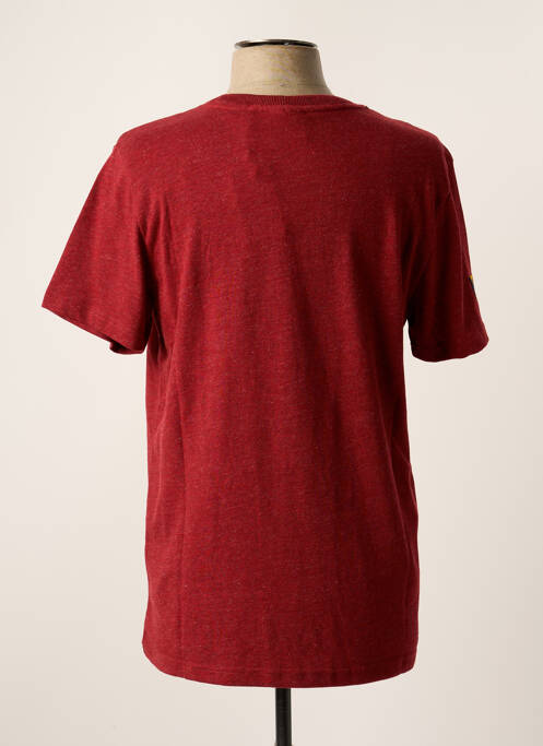 T-shirt rouge SUPERDRY pour homme