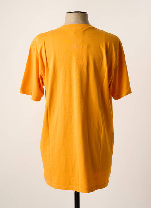T-shirt orange HUMAN WITH ATTITUDE pour homme