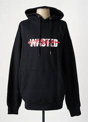 Sweat-shirt noir WASTED PARIS pour homme seconde vue