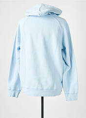 Sweat-shirt bleu HUMAN WITH ATTITUDE pour homme seconde vue