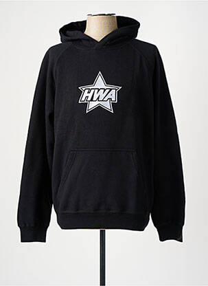 Sweat-shirt noir HUMAN WITH ATTITUDE homme