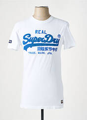 T-shirt blanc SUPERDRY pour homme seconde vue