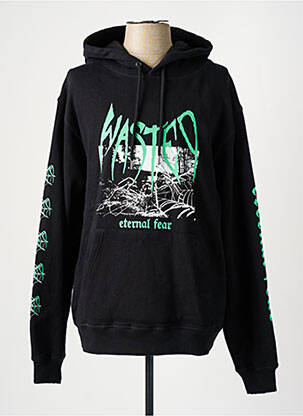 Sweat-shirt noir WASTED PARIS homme