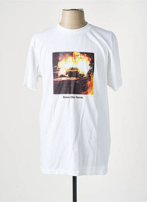 T-shirt blanc HUMAN WITH ATTITUDE homme
