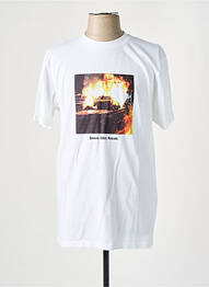 T-shirt blanc HUMAN WITH ATTITUDE homme