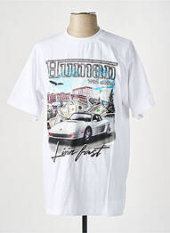T-shirt blanc HUMAN WITH ATTITUDE homme