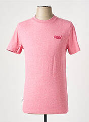 T-shirt rose SUPERDRY pour homme seconde vue