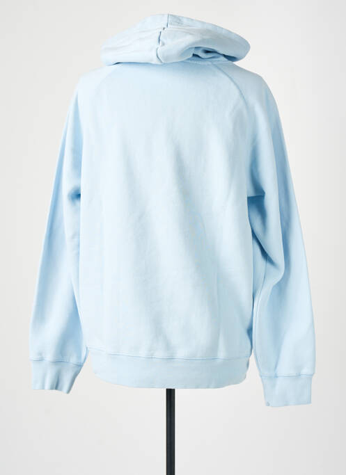 Sweat-shirt bleu HUMAN WITH ATTITUDE homme