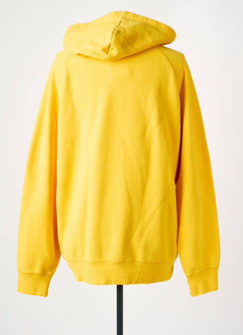 Sweat-shirt jaune HUMAN WITH ATTITUDE pour homme